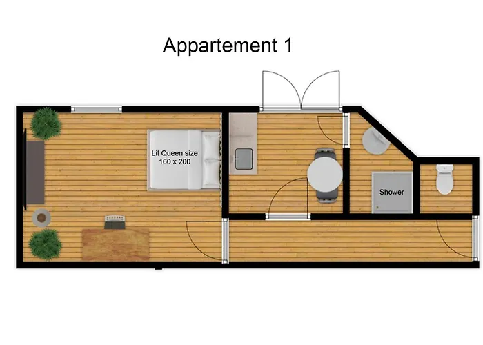 Entiers - Centre De Appartement